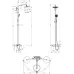 Душевая система Hansgrohe Croma 220 Showerpipe 27223000 хром