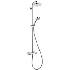 Душевая система Hansgrohe Croma 220 Showerpipe EcoSmart 27188000 хром