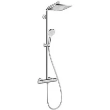 Душевая система Hansgrohe Crometta Е 240 1jet Showerpipe EcoSmart 27281000 хром