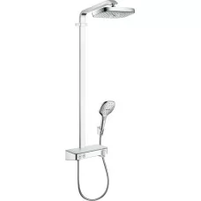 Душевая система Hansgrohe Raindance Select E Showerpipe 300 2jet, EcoSmart 27283000 хром 