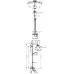 Душевая система Hansgrohe Croma Select E 180 2jet Showerpipe 27352400 белый/хром
