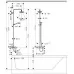 Душевая система Hansgrohe Croma Select S 180 2jet Showerpipe 27351400 белый/хром