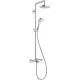 Душевая система Hansgrohe Croma Select S 180 2jet Showerpipe 27351400 белый/хром