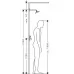 Верхний душ на кронштейне Hansgrohe Raindance E 240 AIR 1jet 27380000 хром 