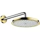 Верхний душ на кронштейне Hansgrohe Classic 240 1jet с держателем 27424090 золото