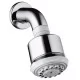 Боковой душ на кронштейне Hansgrohe Clubmaster 3jet 27475000 хром