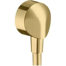Подключение для душевого шланга Hansgrohe Fixfit E 27454990 золото 