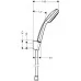 Душевой гарнитур Hansgrohe Croma 100 1 jet 27575000 хром