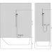 Душевая штанга Hansgrohe Crometta Unica 90 см 27609000 хром 