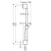 Душевая штанга Hansgrohe Unica'C 65 см 27611000 хром