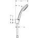 Душевой гарнитур Hansgrohe Croma 100 1 jet Mono 125 см 27574000 хром