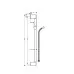 Душевая штанга Hansgrohe Unica Crometta 65 см 27615000 хром