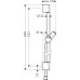 Душевая штанга Hansgrohe Unica'C 65 см 27611000 хром