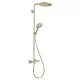 Душевая система Hansgrohe Raindance Select S Showerpipe 240 1jet PowderRain 27633140 бронза