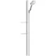 Душевая штанга Hansgrohe Raindance Select S 120 3jet 65 см 27647400 белый/хром