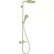 Душевая система Hansgrohe Raindance Select S Showerpipe 240 1jet PowderRain 27633990 золото