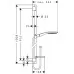 Душевой набор Hansgrohe Raindance Select E 150 3jet 90 см 27857000 хром