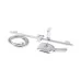 Душевой набор Hansgrohe Raindance Select E 150 3jet 65 см 27856000 хром