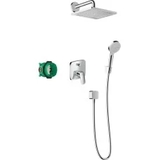 Душевая система Hansgrohe Crometta E 240 1jet 27957000 хром 
