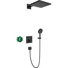 Душевая система Hansgrohe Raindance E/ShowerSelect E 7в1 27939670 черный матовый