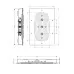 Верхний душ Hansgrohe Raindance Rainmaker 680x460 3jet 28417000 хром