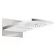 Верхний душ Hansgrohe Raindance Rainfall 180 2jet 28433400 хром-белый матовый