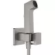 Смеситель с гигиенической лейкой Hansgrohe Bidette 1jet E 29233340 графит