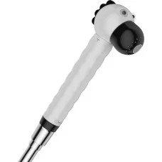 Душевая лейка Hansgrohe Jocolino Зебра 2jet 28787640 белый матовый/хром