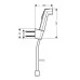Гигиенический набор Hansgrohe S EcoSmart 125 см 29238340 графит