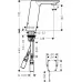 Смеситель для умывальника Hansgrohe Metris S 31101000 хром