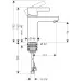Смеситель для умывальника Hansgrohe Metris S 31068000 хром
