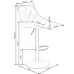 Стул барный HALMAR H101 бежевый	