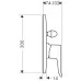 Смеситель для ванны Hansgrohe Metris 31484000 хром