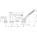 Смеситель для ванны Hansgrohe Metris 31442000 хром