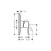 Смеситель для душа Hansgrohe Metris 31652000 хром