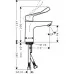 Смеситель для умывальника Hansgrohe Focus 70  31657000 хром