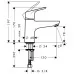 Смеситель для умывальника Hansgrohe Focus E2 Monotrou 31931000 хром