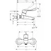 Смеситель для умывальника Hansgrohe Focus Care 31913000 хром