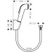 Гигиенический набор Hansgrohe 1jet 160 см 32128340 графит