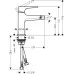 Смеситель на биде Hansgrohe Metropol 32520000 хром