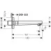 Излив на ванну Hansgrohe Metropol 32542000
