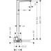 Смеситель для ванны Hansgrohe Metropol 32531000 хром