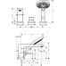 Смеситель для ванны Hansgrohe Metropol 32550000 хром