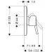 Смеситель для душа Hansgrohe Talis S 32675000 хром