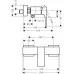 Смеситель для душа Hansgrohe Metropol 32560000 хром