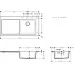 Кухонная мойка Hansgrohe S51 S514-F450