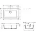 Кухонная мойка Hansgrohe S51 S510-F660