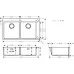 Кухонная мойка Hansgrohe S71 S712-F765 43311800 нержавеющая сталь 