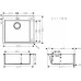 Кухонная мойка Hansgrohe S71 S711-F450 43301800 нержавеющая сталь