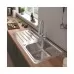 Кухонная мойка Hansgrohe S41 S4111-F400 43341800 нержавеющая сталь